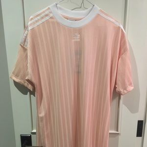 NEW Adidas pink trefoil dress